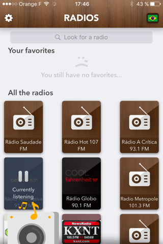 Rádio Brasil: Acesso a todos radios de Brasil screenshot 3