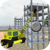 Demolition Crane : Wrecking Ball 3D Construction & Demolition