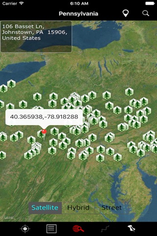 Pennsylvania State Parks map! screenshot 2