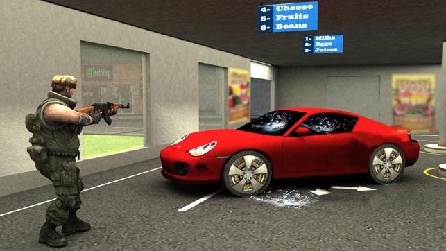 Super-Market Car Driver 3D: Police Shooting Gangster in Mad (圖5)-速報App