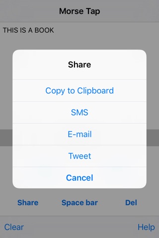 Morse Tap - Keyboard screenshot 3