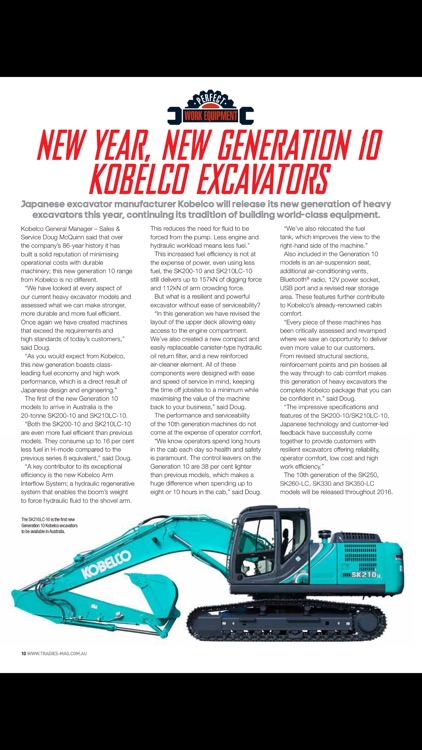 BCM for Tradies Magazine