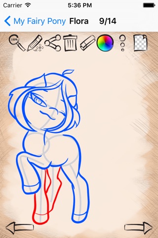 How to Draw Fairy Pony Characters Edition screenshot 3