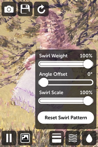 예술 사진 효과 - FlowPhotoCanvas screenshot 2