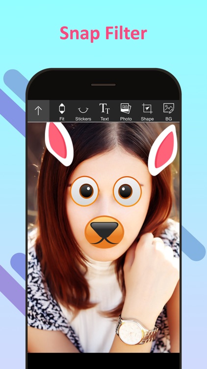Funny Face Filters & Stickers For Social Apps screenshot-3
