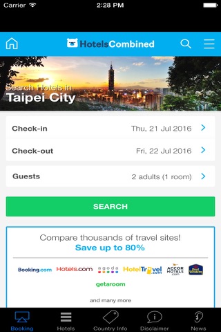 Taiwan Hotel Booking - Best Hotel Deals screenshot 2