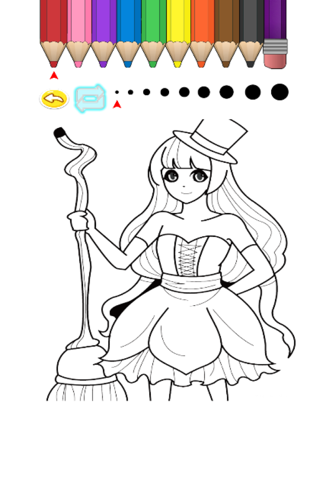 Kids Coloring Book - Princess Ha Niwa screenshot 4