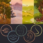 kids 5 Senses 4 Seasons- An Interactive Childrens Flashcard with sounds