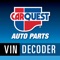 CARQUEST VIN Decoder is easy to use and quick, making vehicle lookups a snap from your Smartphone