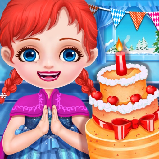 Ice Princess Birthday Makeover - Freeze Fever! Girls Cake Party Salon Game Icon