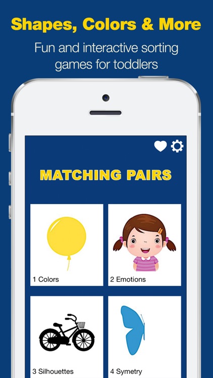 Matching Pairs - Educational Learning Game for Toddlers and Preschool