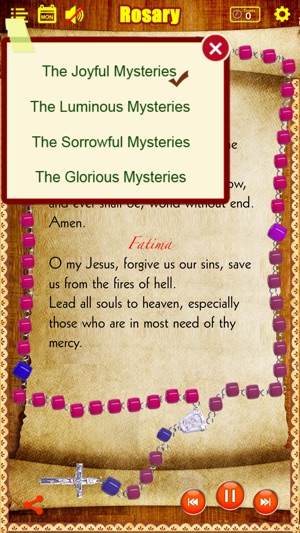 Rosary Deluxe for iPhone/iPad (The Holy Rosary)(圖3)-速報App