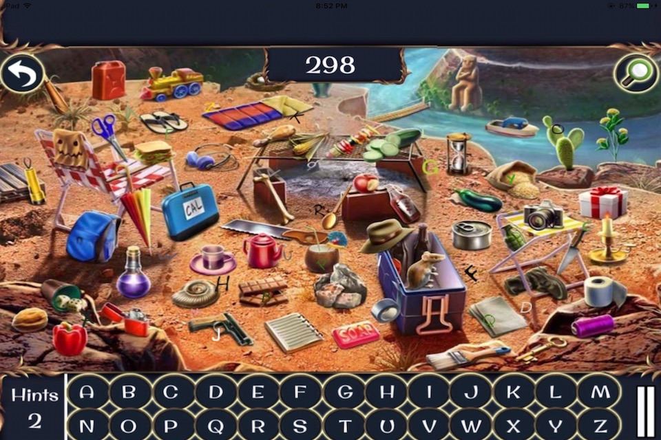 Free Hidden Alphabets:Find Hidden Objects Games screenshot 2