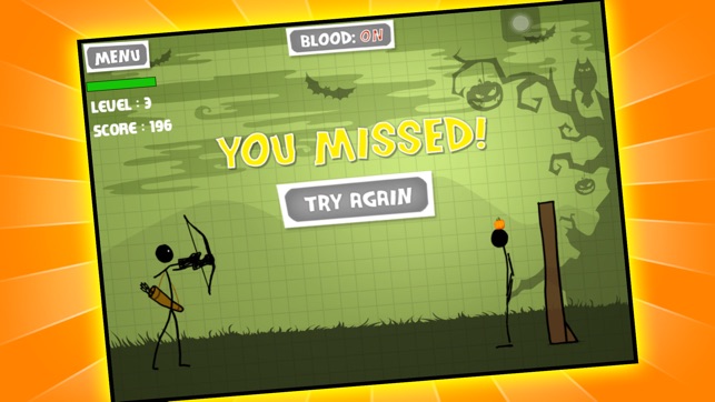 Stickman Pumpkin Shooting Showdown Bow and Arrow Free: Hallo(圖2)-速報App