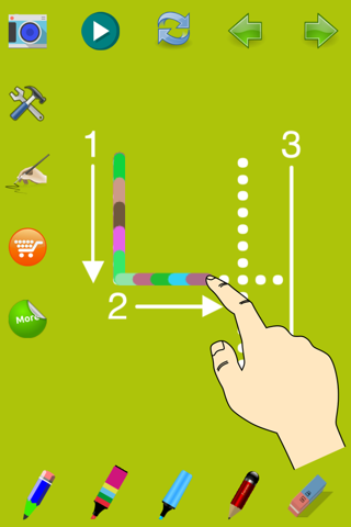 Trace Letters Wizard Level 3 - náhled