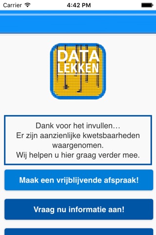 DatalekkenApp screenshot 3