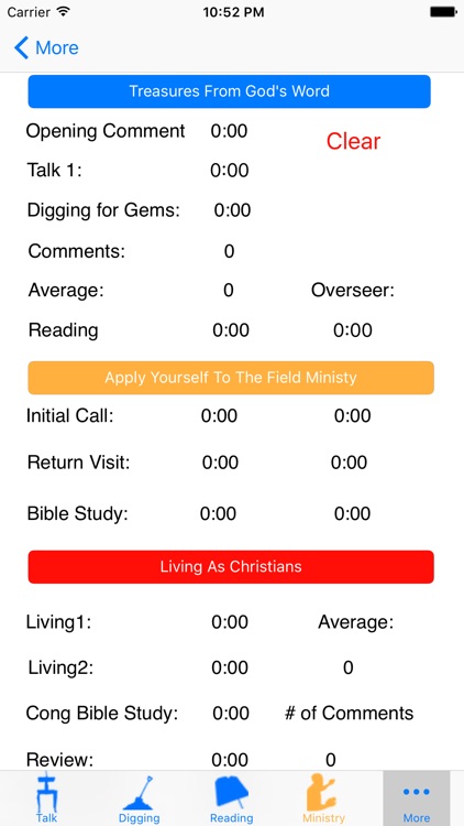 Theocratic School Timer:Life and Ministry screenshot-3