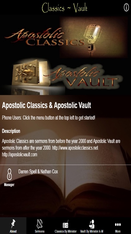 Apostolic C&V