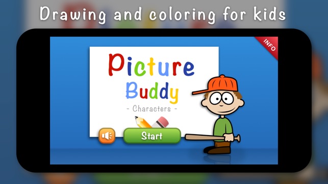 Picture Buddy Characters - Kids drawing and coloring(圖1)-速報App