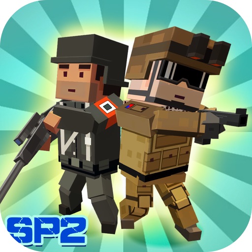 Pixel Gun Shoot 3D - Block City Sniper Wars Icon