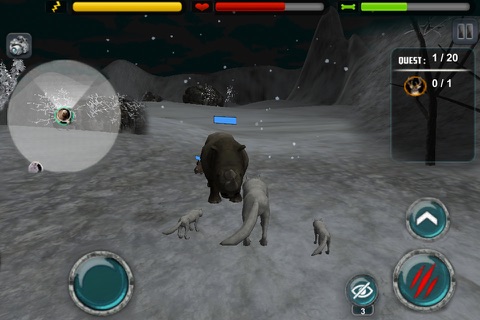 Wolf Quest Forest Life 3d Simulator screenshot 3