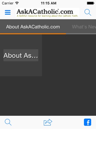AskACatholic.com screenshot 2
