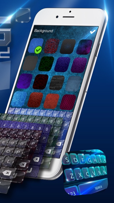 ガラス キーボード デザイン 美しい キーボード とともに ガラス 背景 そして フォント Iphoneアプリ Applion