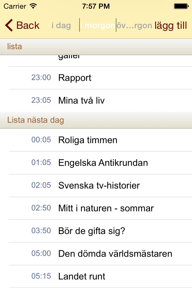 Sveriges TV-program screenshot 3