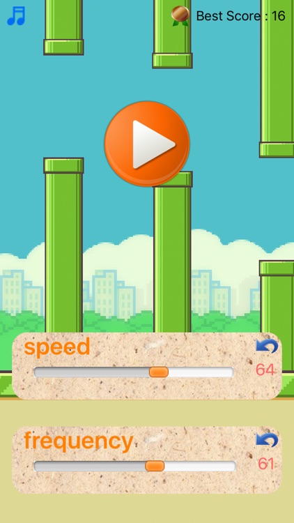 Flappy Custom  - customize speed and obstacle frequency for Flappy Bird!! -