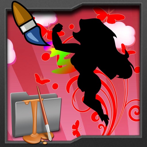 Coloring Page For Kids Games Wonder Woman Edition iOS App