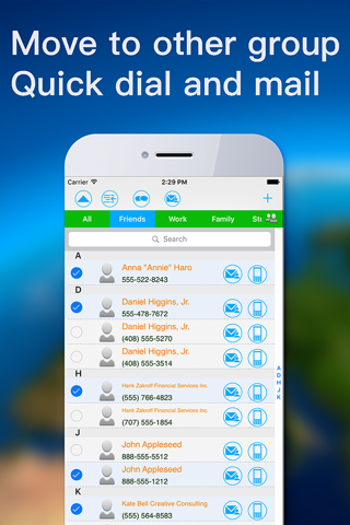Скриншот из Contacts Helper - Group and manage your contacts