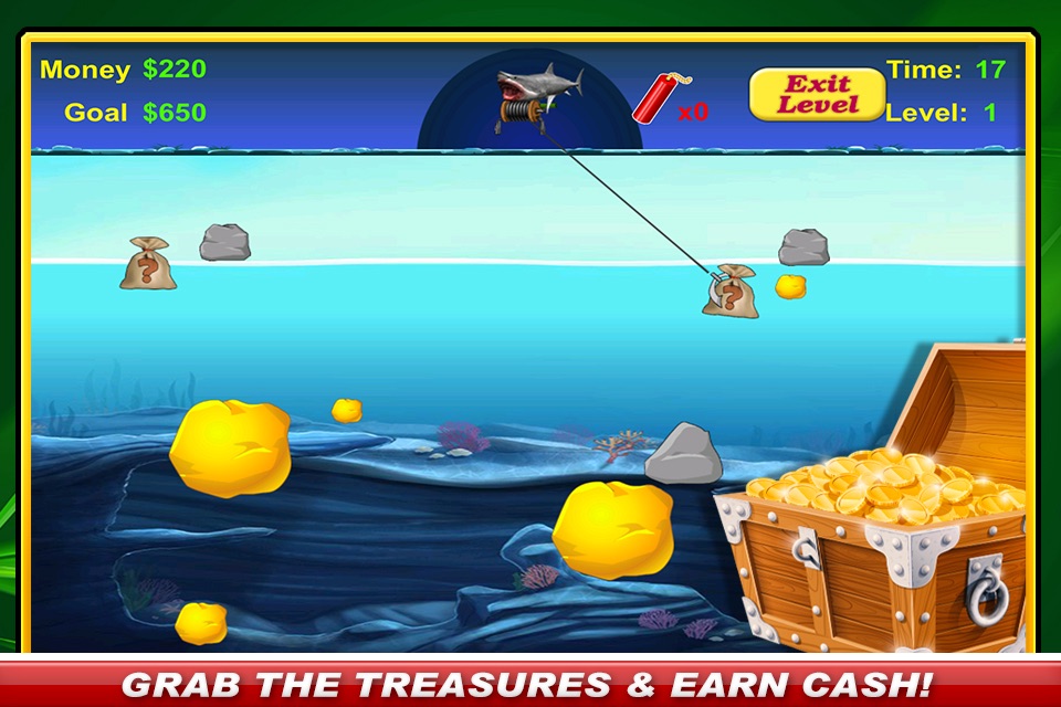 Shark Food Attack Prize Grabber Fishing Ocean Games screenshot 3