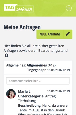 TAG Wohnen screenshot 3