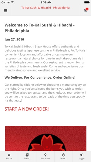 To-Kai Sushi & Hibachi - Philadelphia Online Ordering(圖1)-速報App