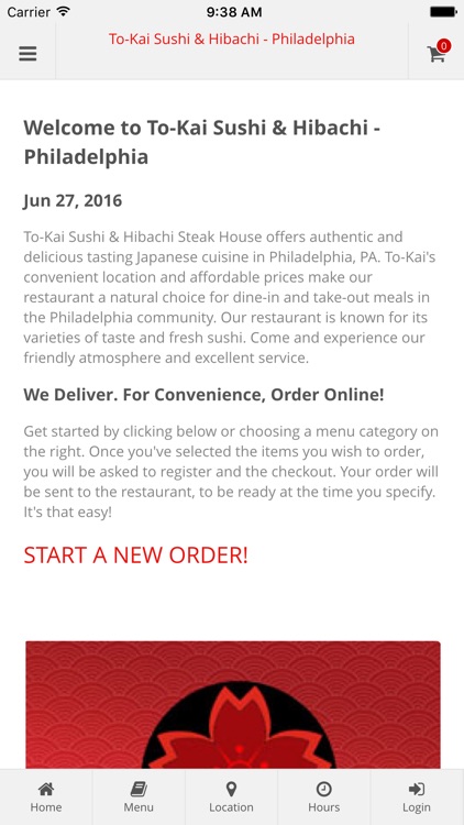 To-Kai Sushi & Hibachi - Philadelphia Online Ordering