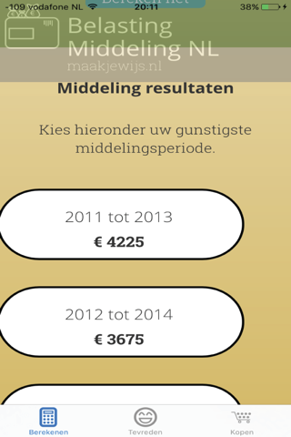 Belasting Middeling NL Lite screenshot 3