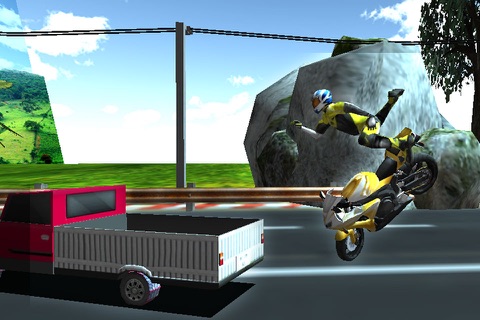 Traffic Moto Racer Stunt Rider : 2016 screenshot 2