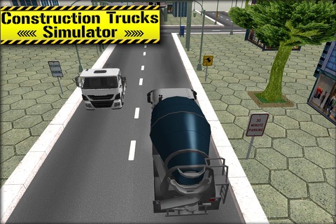 3D Construction Trucks Driver Simulator - Drive & Test Heavy Monster Machines in City screenshot 3