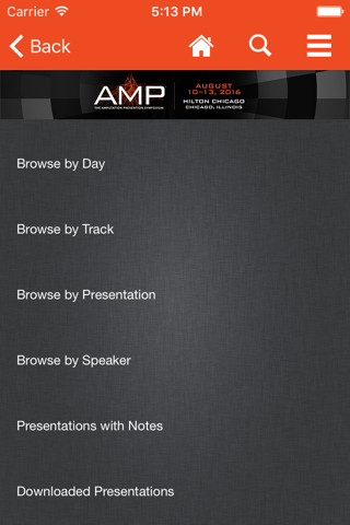 AMP 2016 screenshot 3