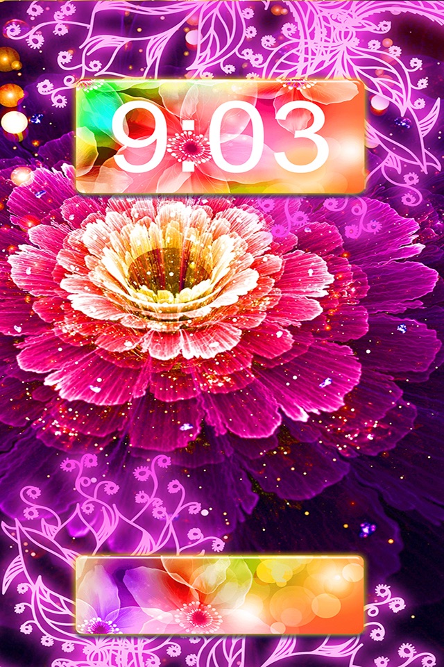 Neon Flower Wallpaper.s Collection – Glow.ing Background and Custom Lock Screen Themes screenshot 4
