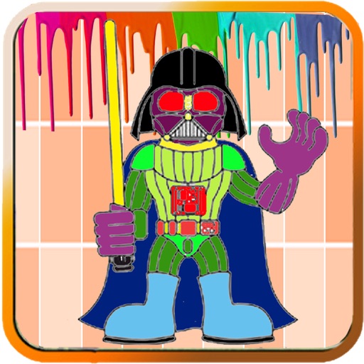 Paint For Kids Games Darth Edition