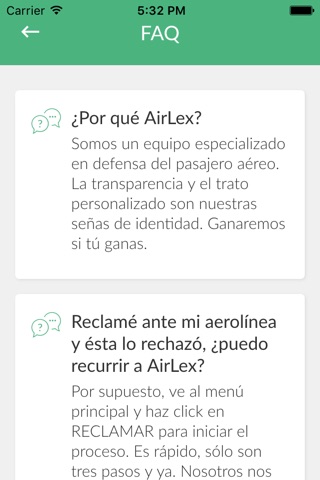 AirLex - ¿Problemas con tu vuelo? screenshot 2