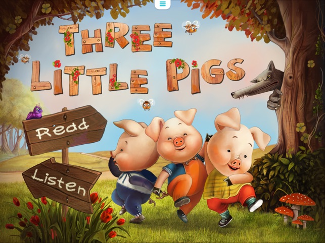 Three Little Pigs Today. Animated book for toddlers.(圖1)-速報App