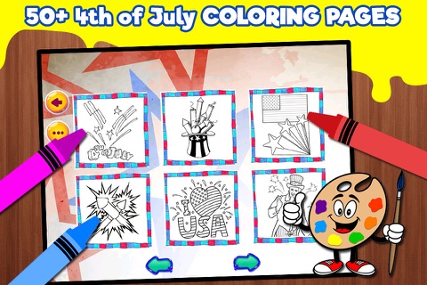 Independence Day Coloring Books - 4th Of July Special Edition screenshot 3