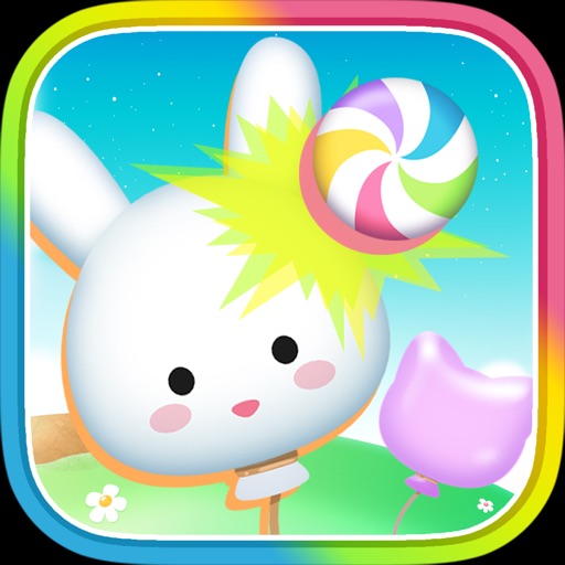 Easter rabbit balloon puzzler icon