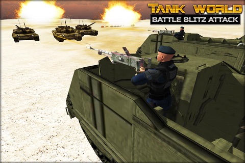 Tank World Battle Blitz Attack - Panzer Tank Strike Hero Tank War Sim screenshot 4
