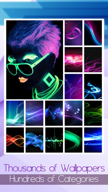 neon 3d wallpaper desktop