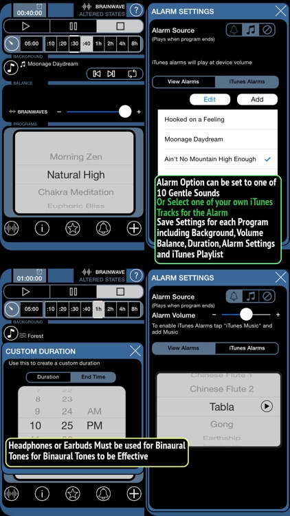 Brain Wave Altered States ™ - 15 Mind Altering Binaural Brainwave Entrainment Programs with Ambient Backgrounds and iTunes Mixing