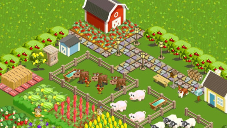 Crazy Farm Harvest - Virtual Town Village Saga