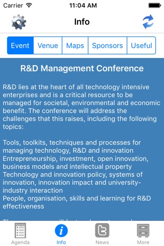 R&D Management Conference 2016 screenshot 2